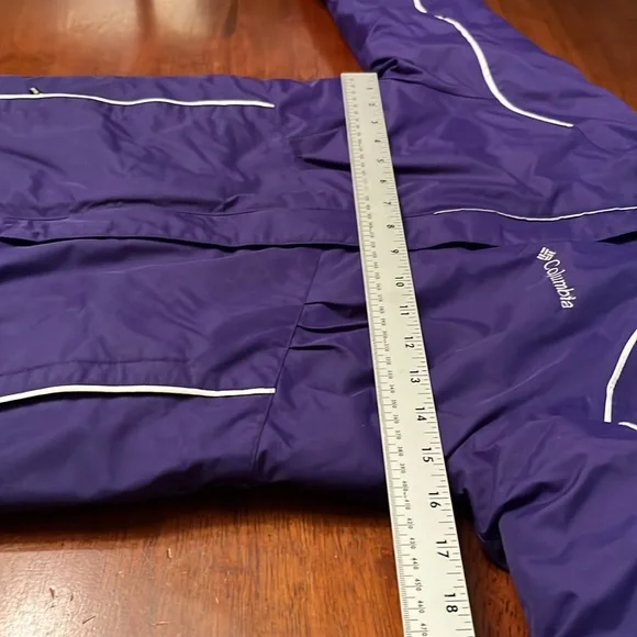Columbia Girls Winter Coat Jacket size Small 7/8 with outgrown sleeves - Picture 5 of 11